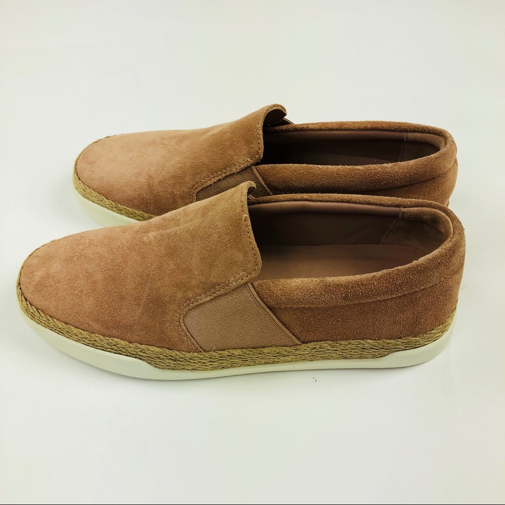 Vince Suede Espadrille Trim Loafer Shoes US 5 Pink - Picture 3 of 5